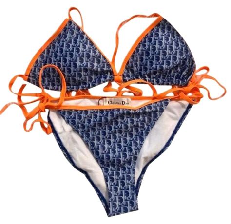 dior blue monogram bikini|Dior swimwear for women.